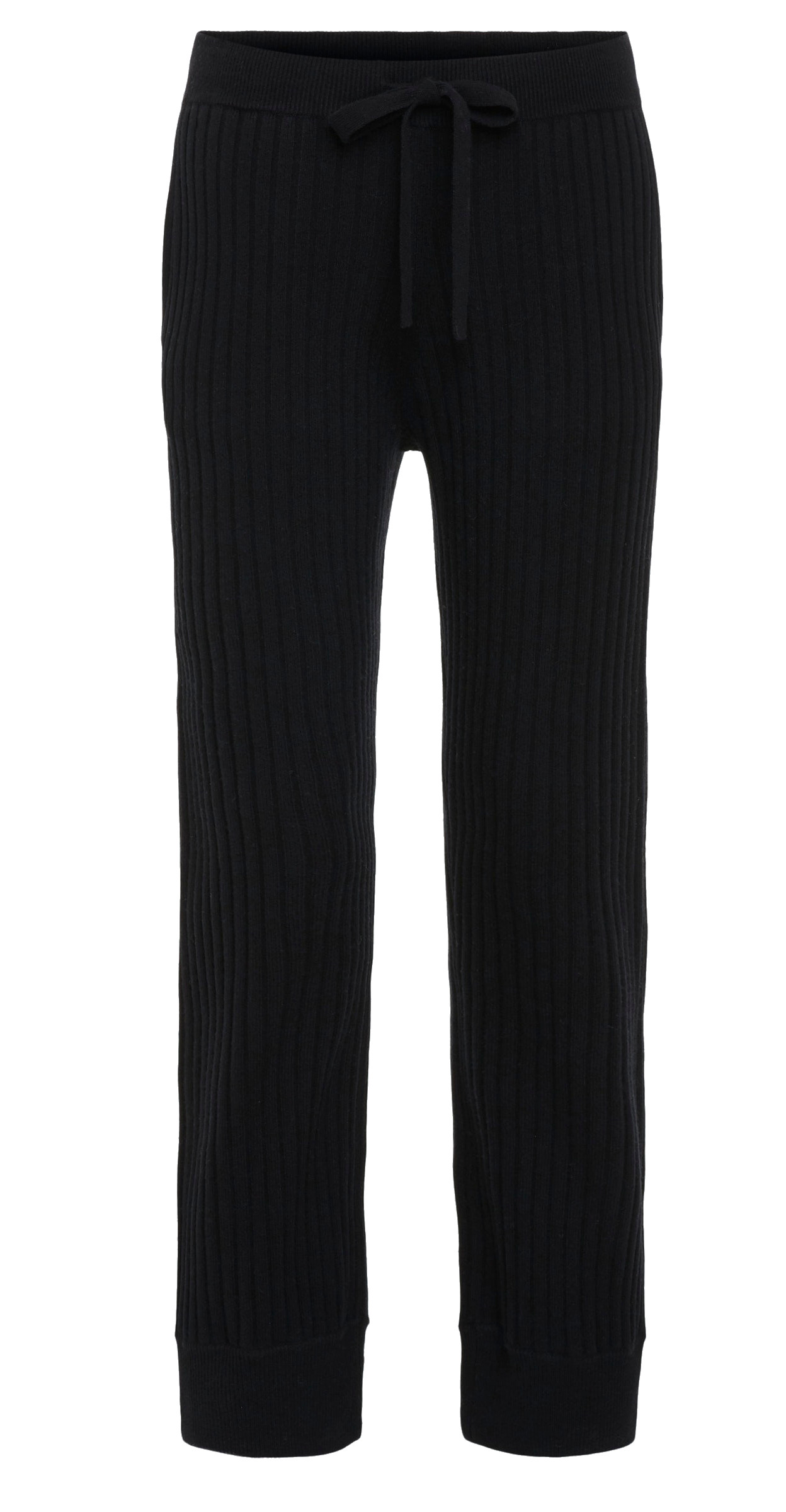 Dorothee Schumacher - Strickhose mit Rippstrickmuster schwarz