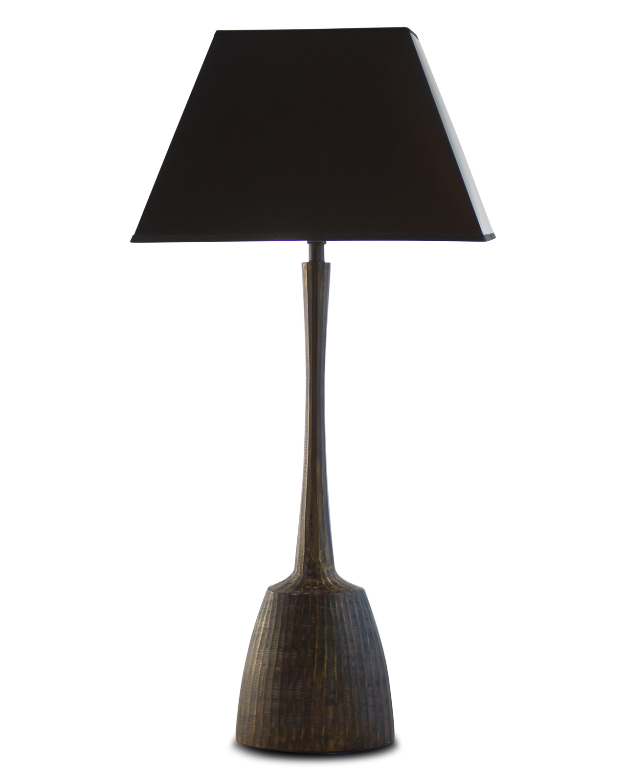 Metall Tischleuchter groß