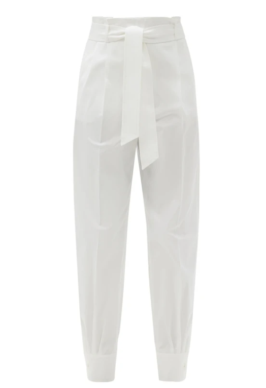 Max Mara -  Hose aus Baumwolltwill