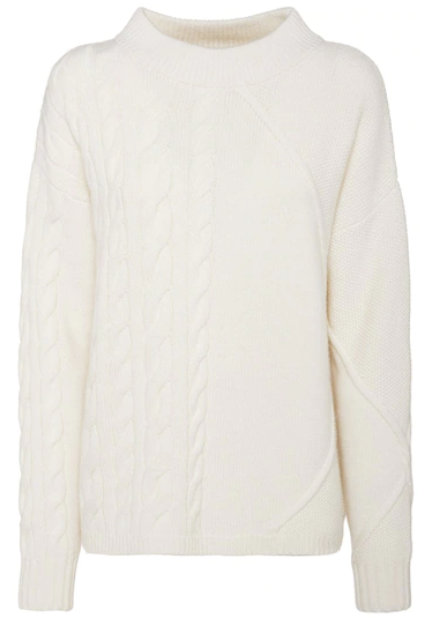 Max Mara - Wollpullover mit Zopfmuster