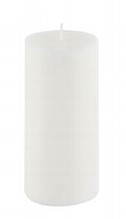 Cylinderkerze pure weiss hoch