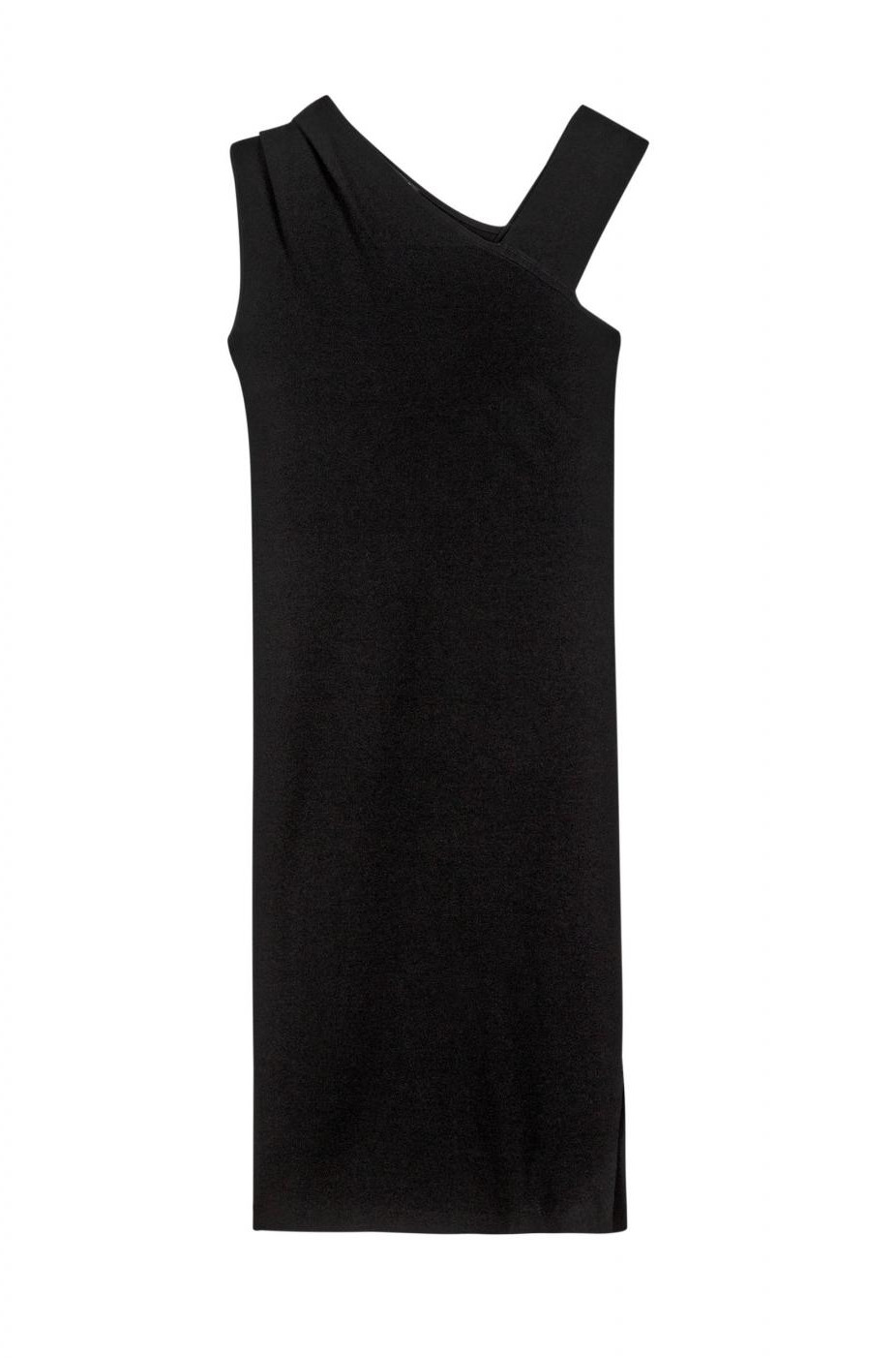 Luisa Cerano - Asymetrisches Strickleid schwarz