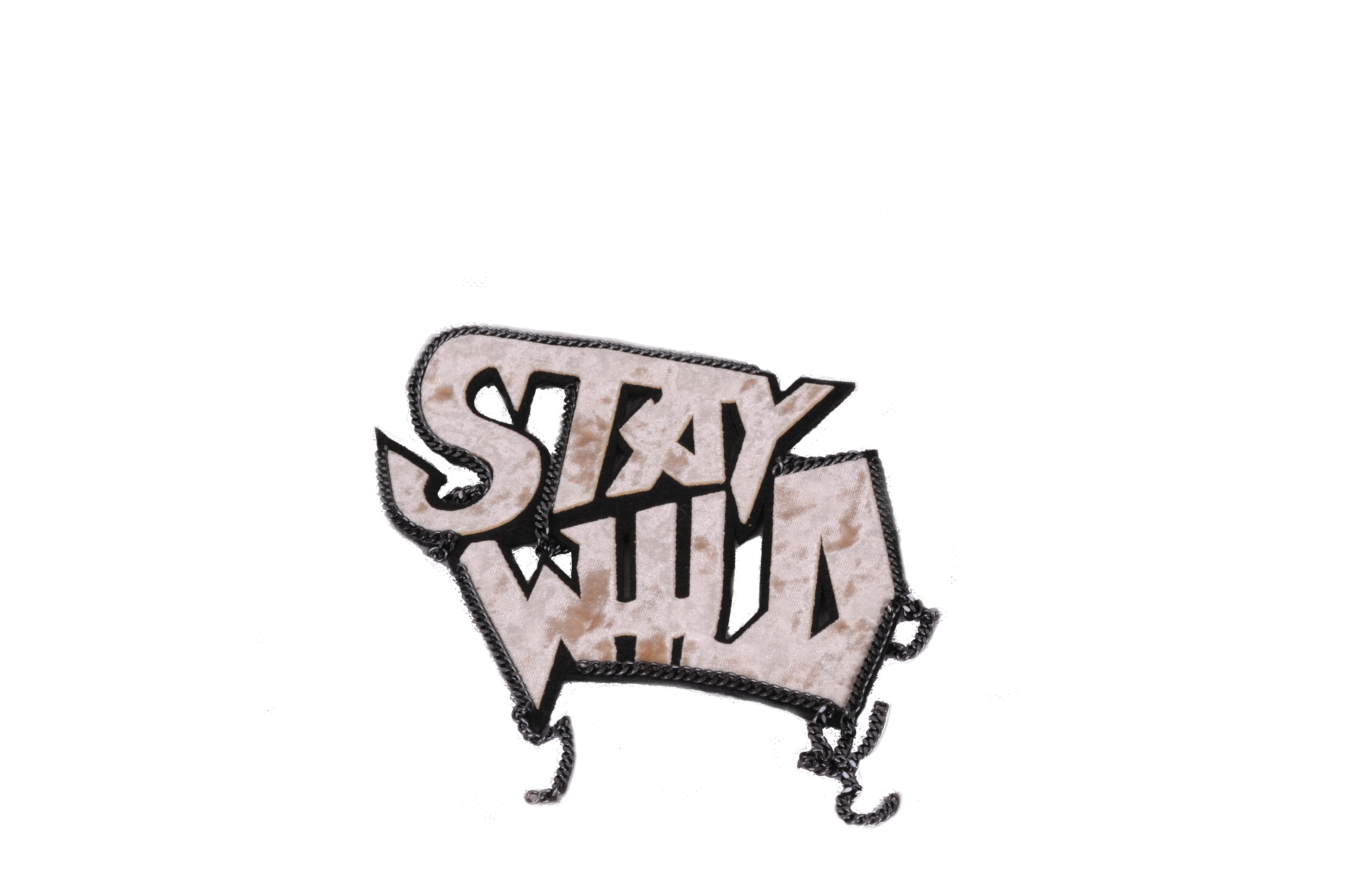 Dorothee Schumacher - Wild Decoration velvet Brosche gravel stone