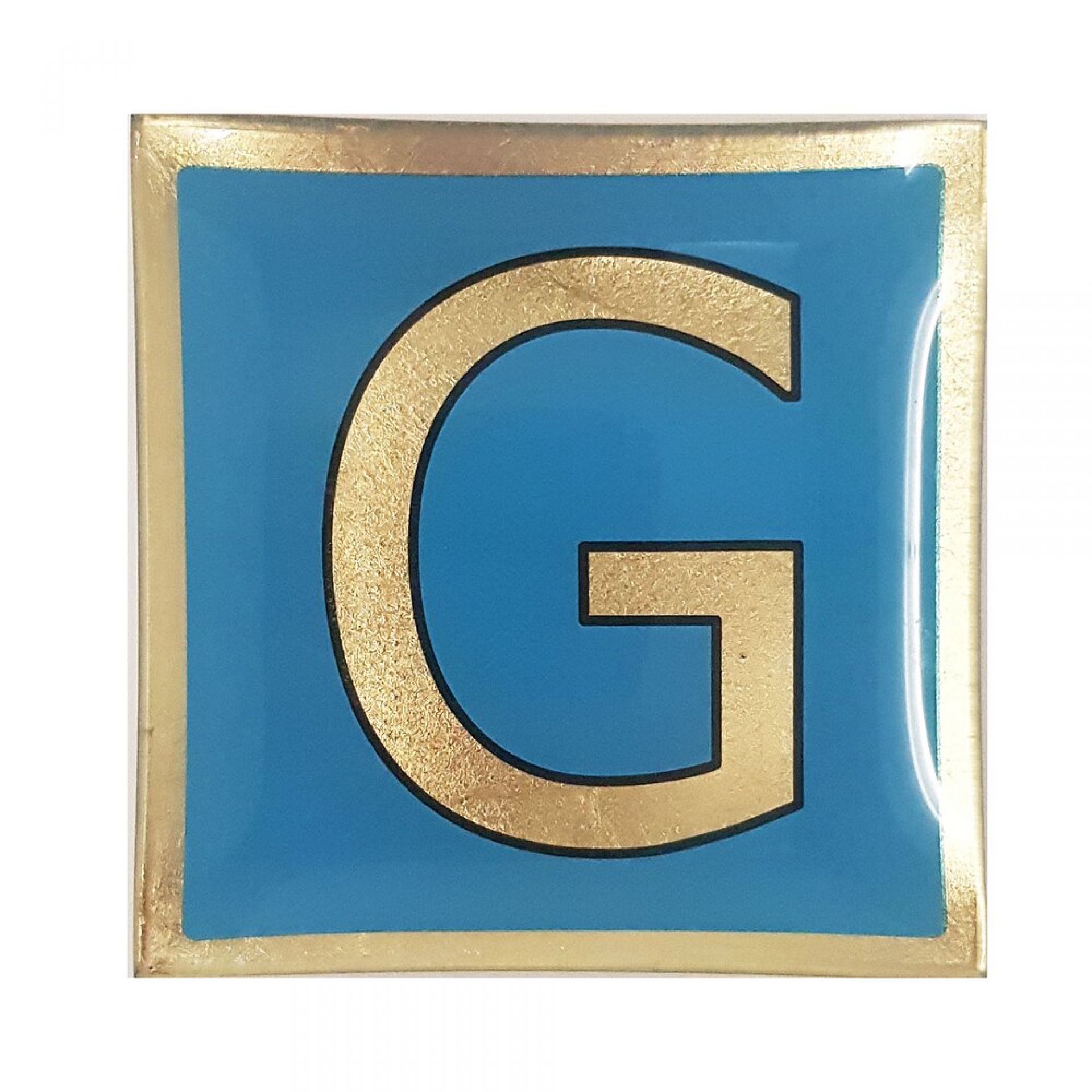 Love Plates Glasteller G blau