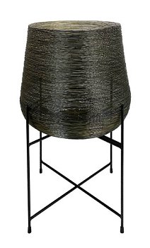 Windlicht Copola schwar/gold 50 Ø 81h