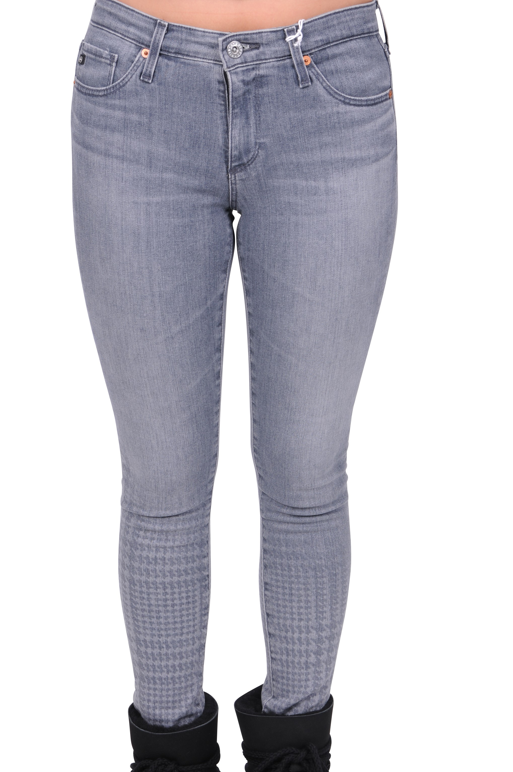 AG Jeans - Legging Ankle mit Hahnentrittoptik am Bein