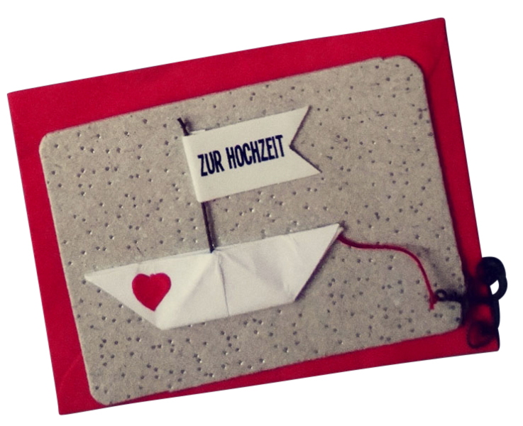 Minikarte ZUR HOCHZEIT