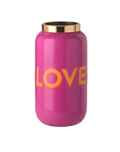 Saigon Vase mit Metallring XXS Love