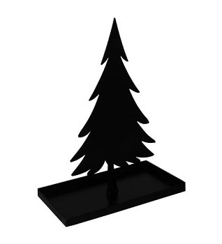 Dekobaum Elvor schwarz 50 cm