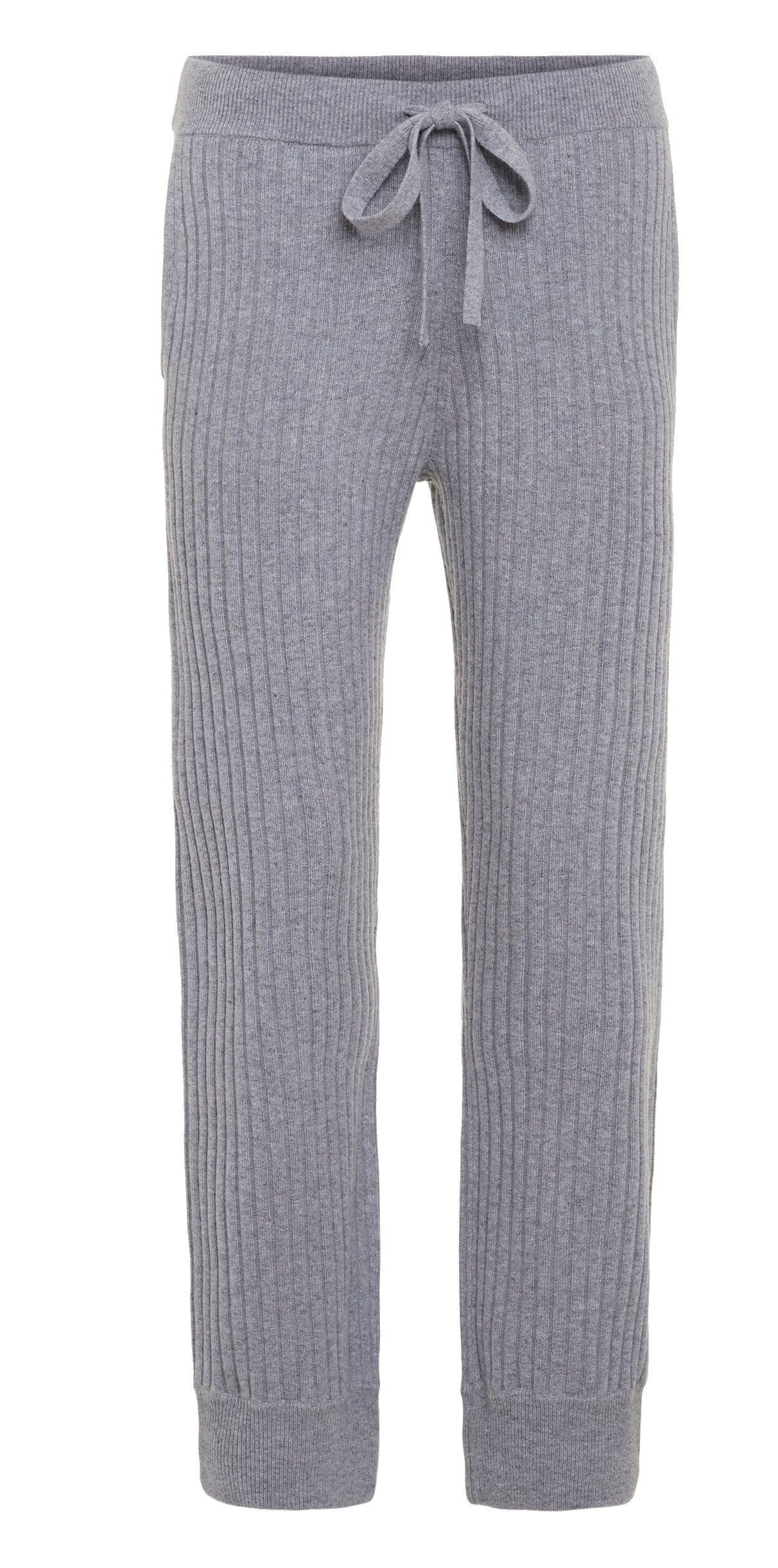 Dorothee Schumacher - Strickhose mit Rippstrickmuster grau