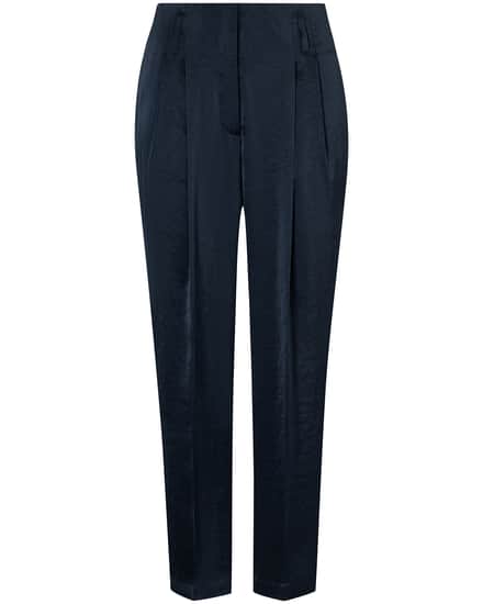 Luisa Cerano - Lockere Satinhose blau