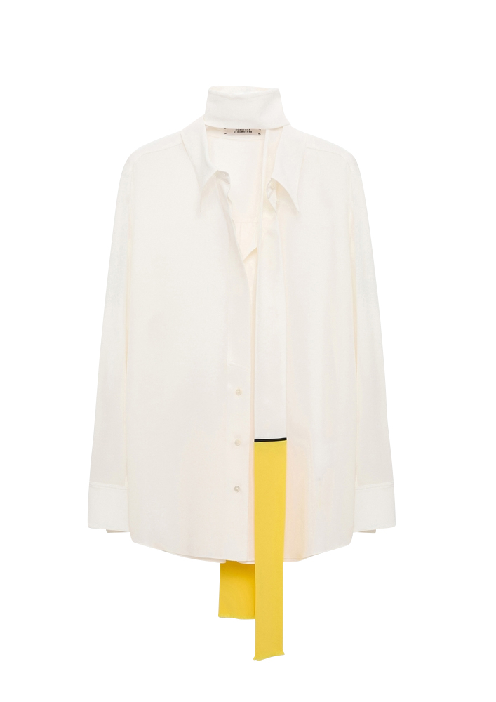Dorothee Schumacher - Seidenbluse mit abnhembaren Seidenschal
