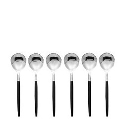 Kaffelöffel Parson 6er Set schwarz