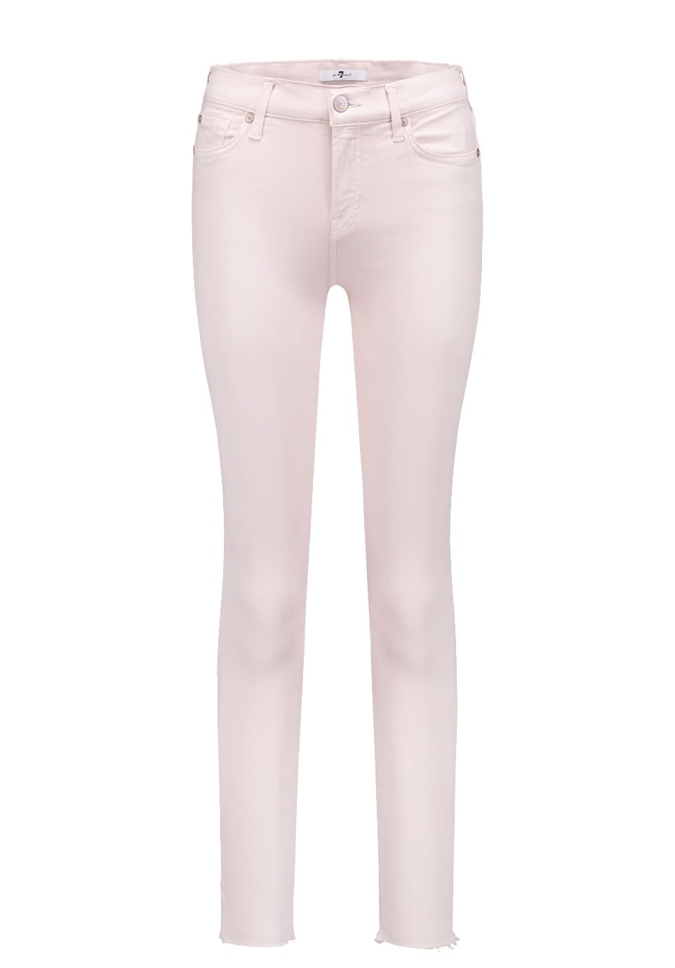 7 For All Mankind - Schmale Jeans in puder