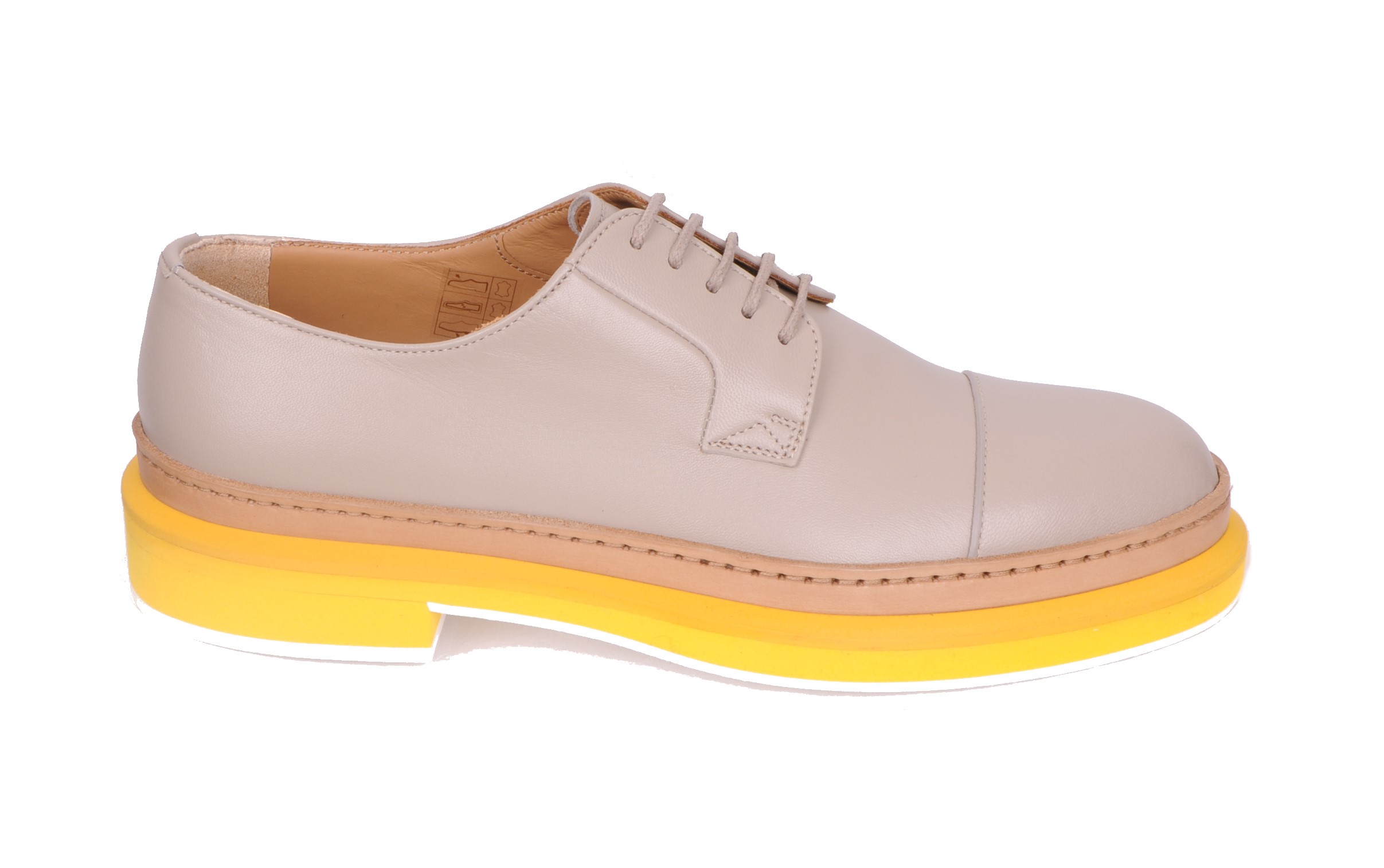 Clergerie Paris - Schürschuhe mit gelber Sohle