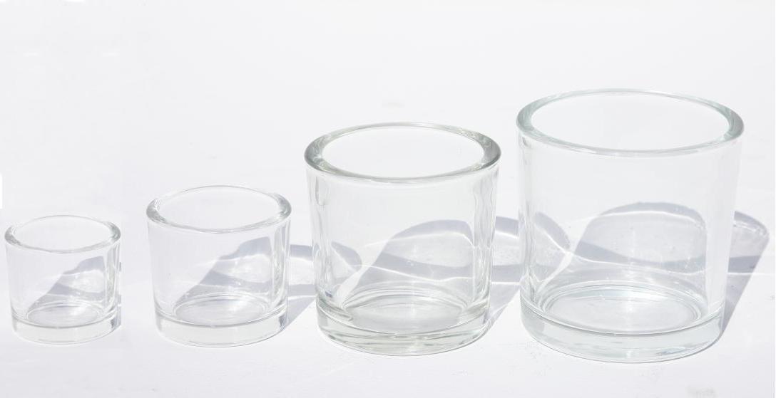 Glas Teelicht dick 12cm