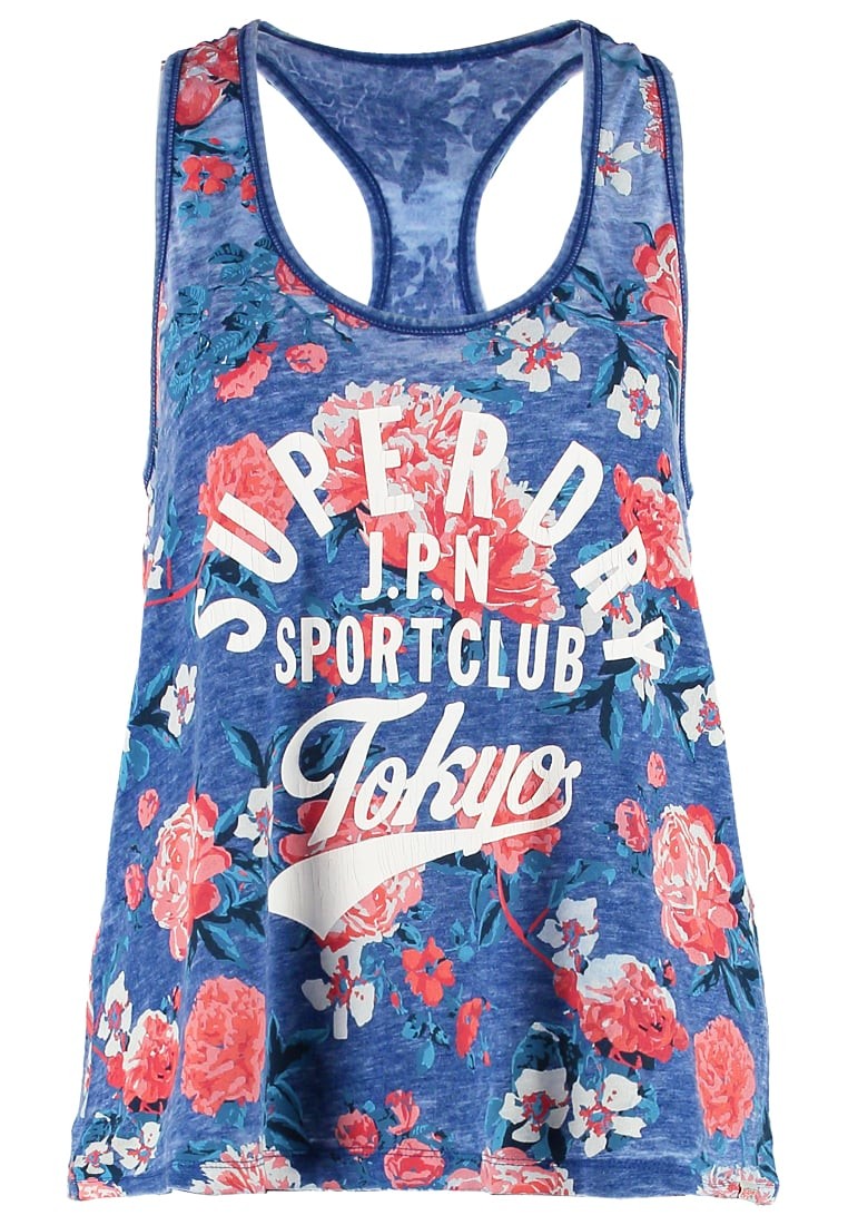 Super Dry Damen Tanktop "Romance Floral Burnout Vest"