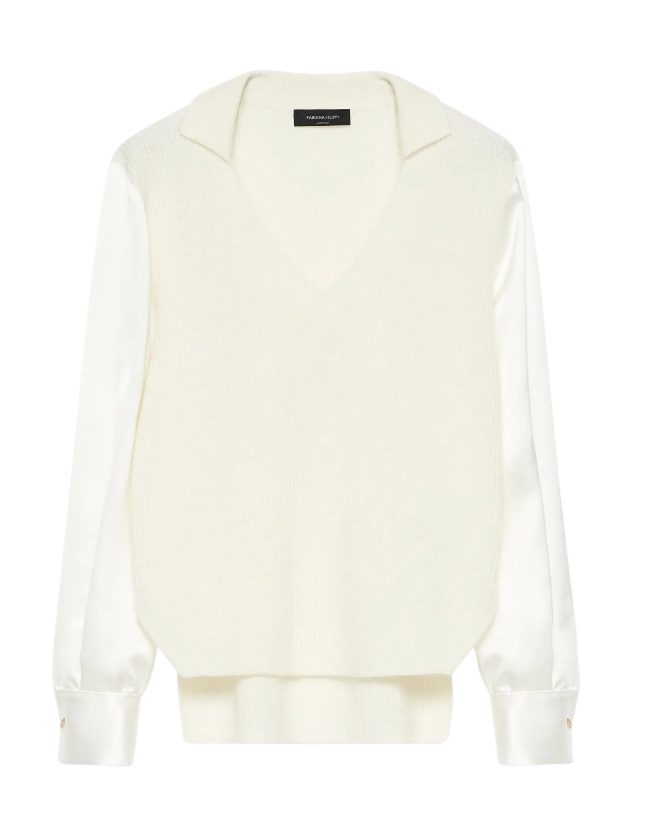 Fabiana Filippi - Pullover mit Satinärmel