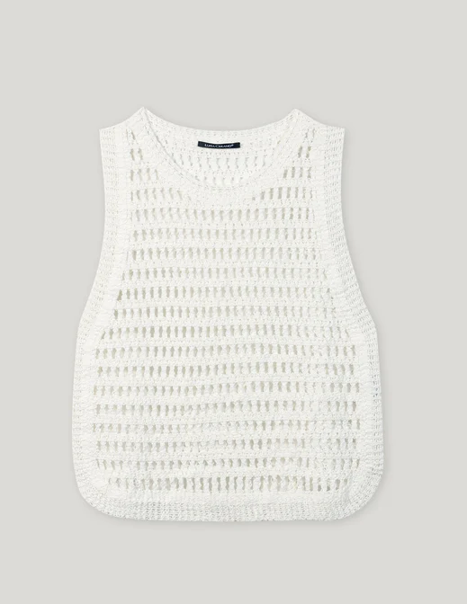 Luisa Cerano - Stricktop weiß