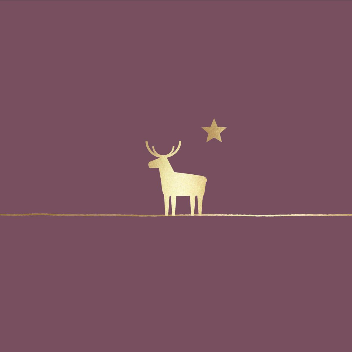 Servietten Pure Deer mauve