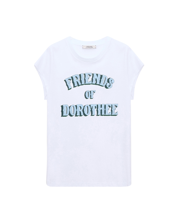 Dorothee Schumacher - Rundhalsshirt mit “FRIENDS OF DOROTHEE” Print