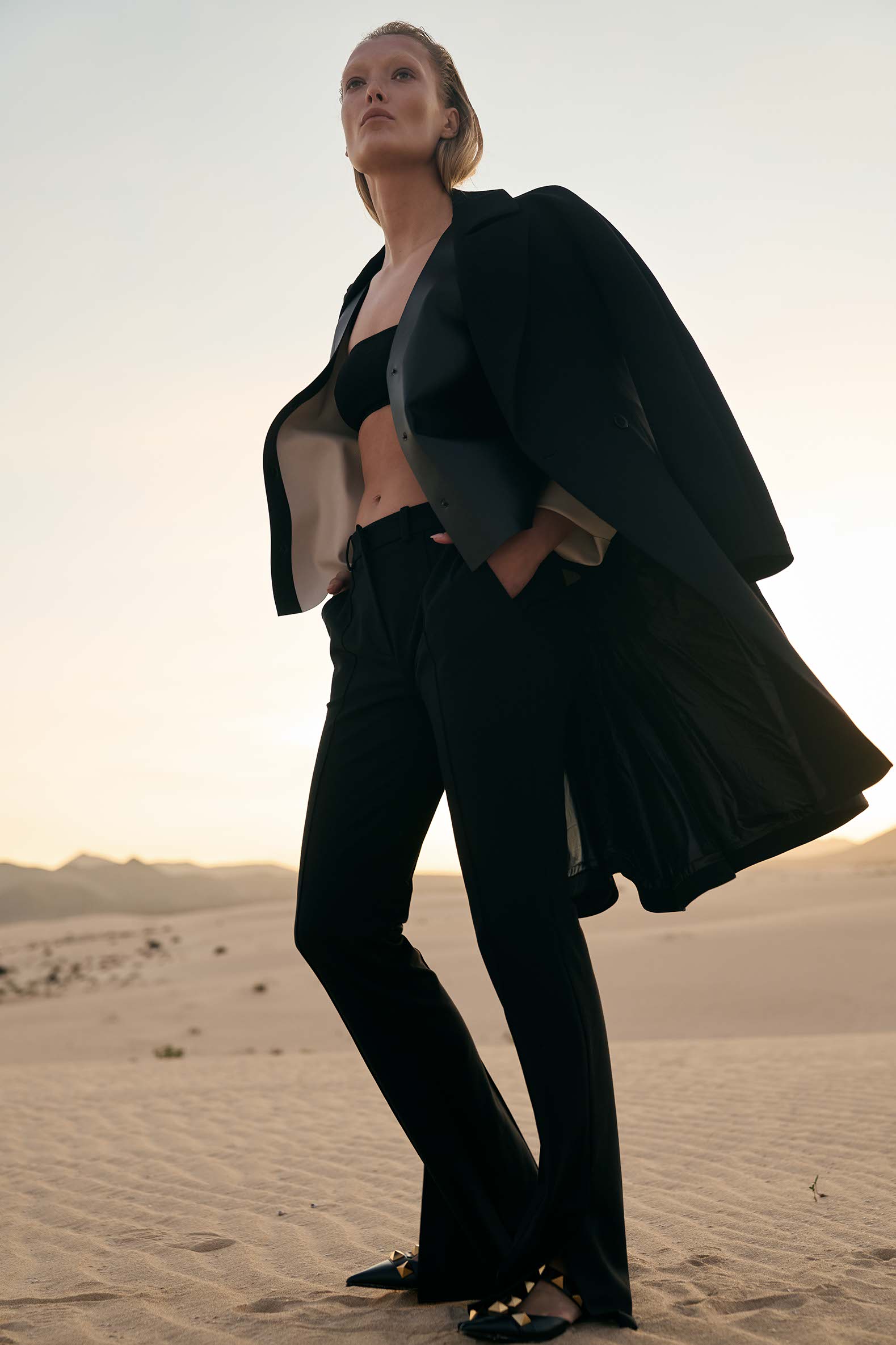 Eva Mann - Jersey Hose mit Reißverschluss Maren