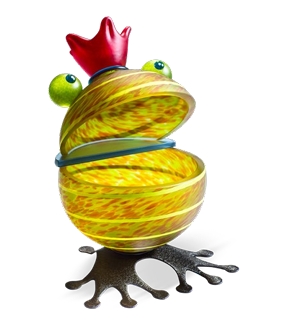 Glasstudio Borowski - Quaker Schale olive