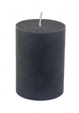 Cylinderkerze Silea stearin schiefer Höhe 10 cm