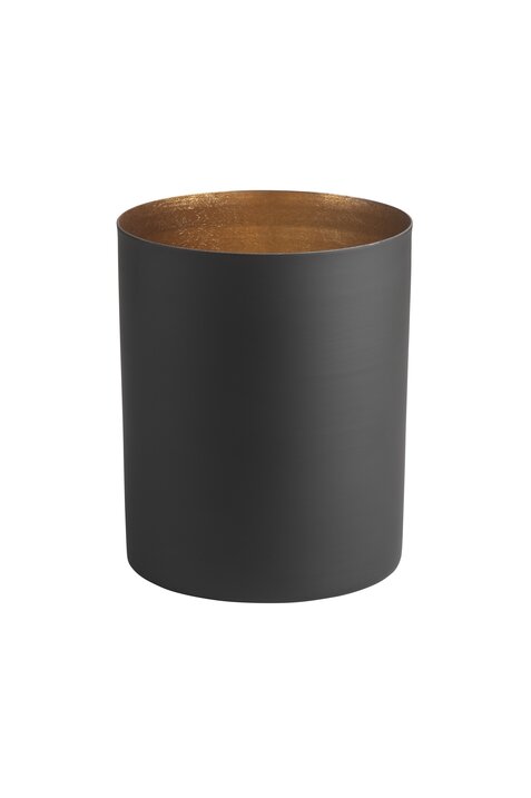 Chennai Windlicht XL schwarz gold