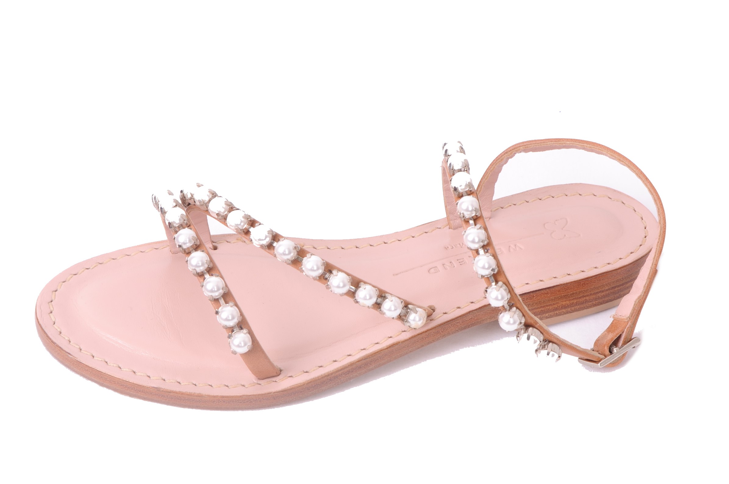 Max Mara - Sandale mit Perlen Sublime