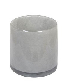 Windlicht Avora Zylinder M grau