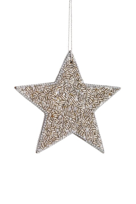 Opium Hänger Stern Perlen silber