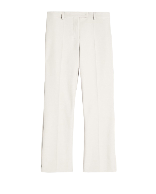 Max Mara - Verkürzte Hose ecru