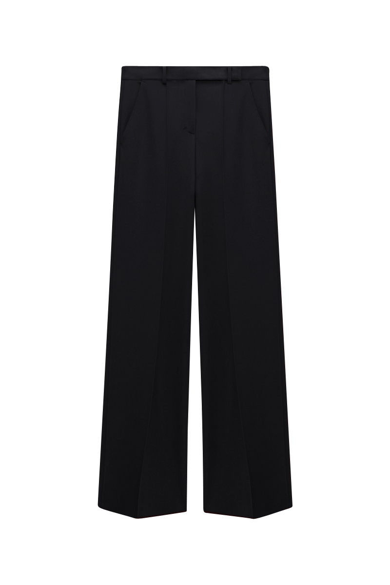 Dorothee Schumacher - Punto Milano Hose mit weitem Bein black