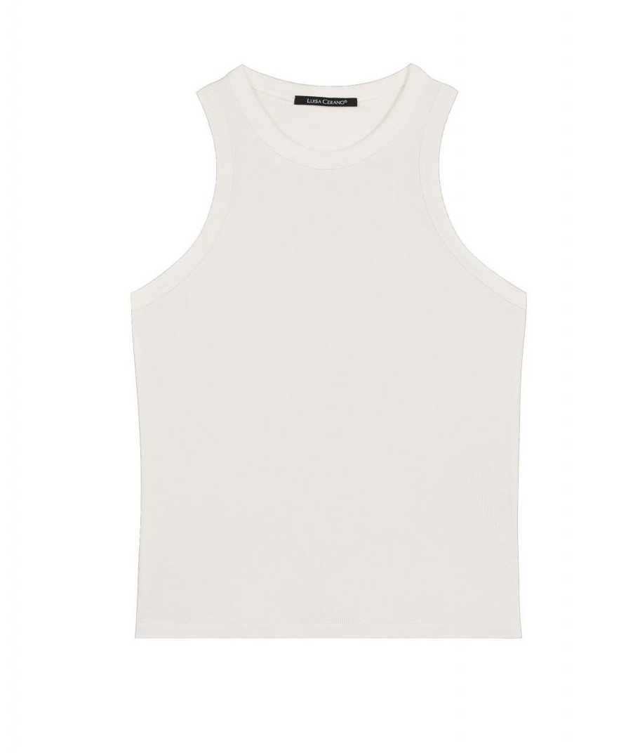 Luisa Cerano - Tanktop in Ripp-Optik