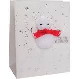 Winter Pom Pom Tüte SCHNEEMANN