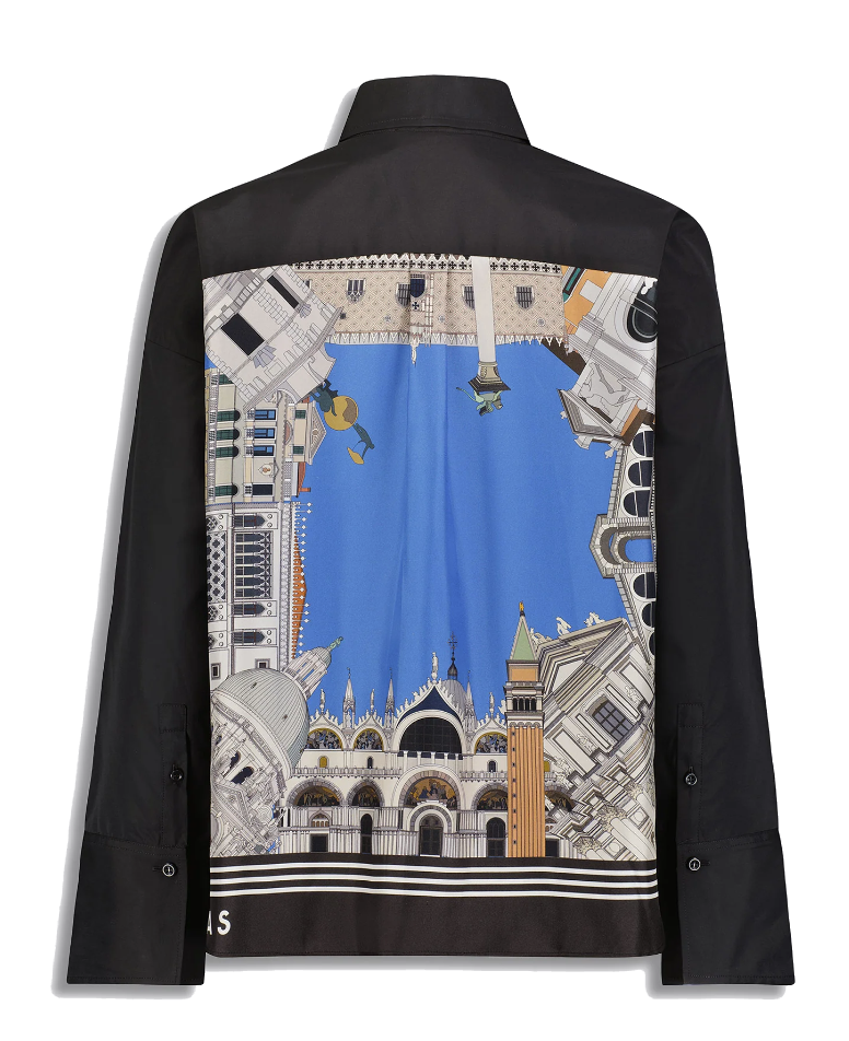 Câllas -  Bluse mit Seideneinsatz