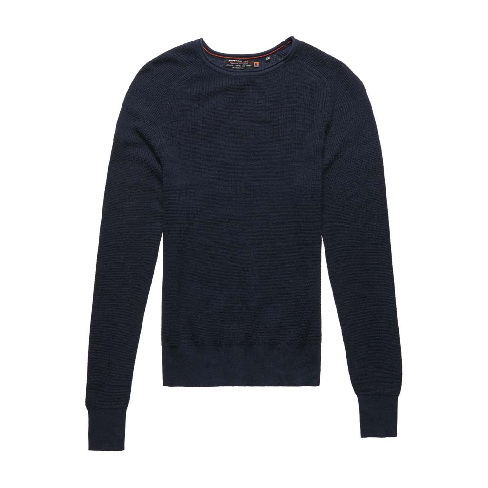 Superdry  - Herren Premium City Crew Petrol Grit