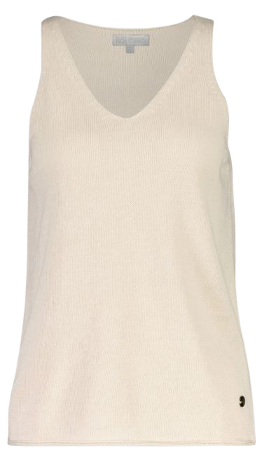 Better Rich - Strick  V-Neck Top beige