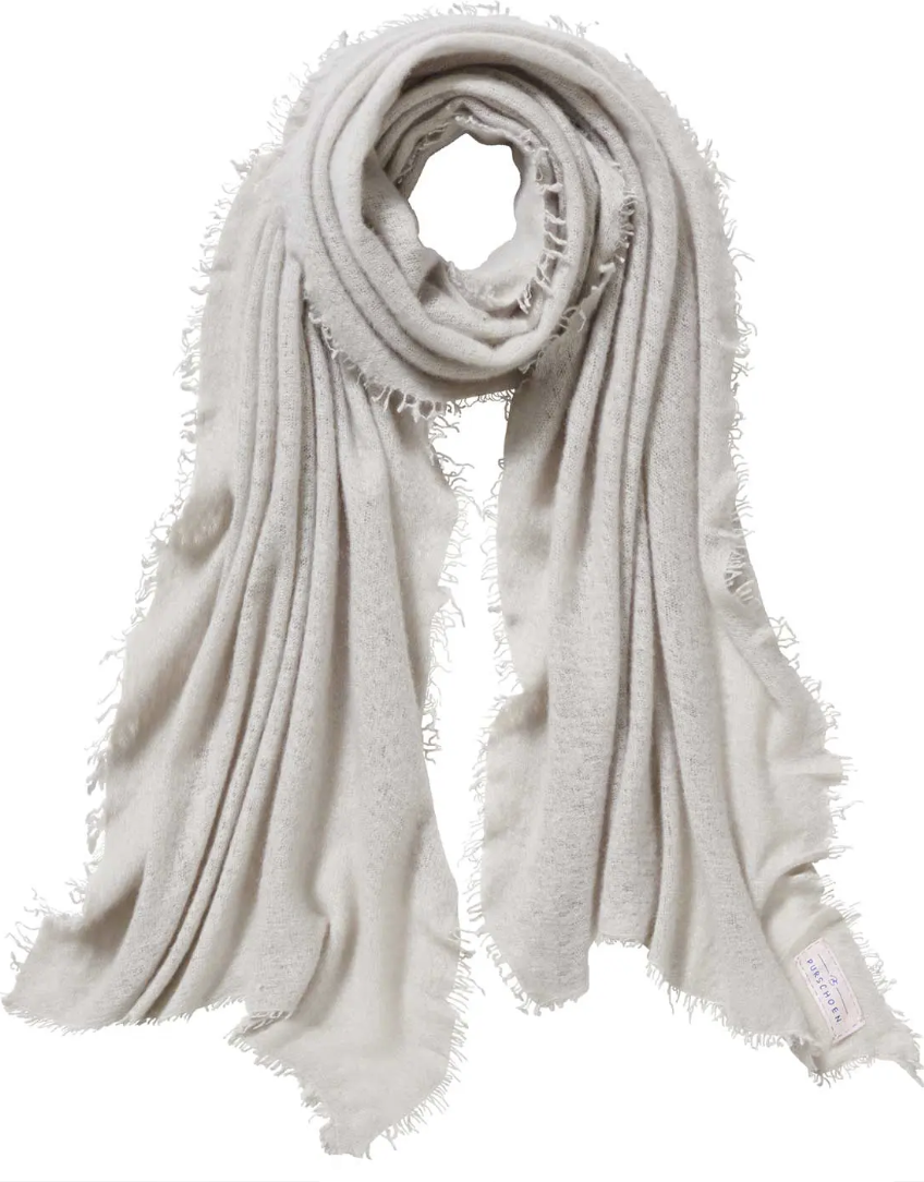 Pur Schoen - Cashmereschal grau-beige