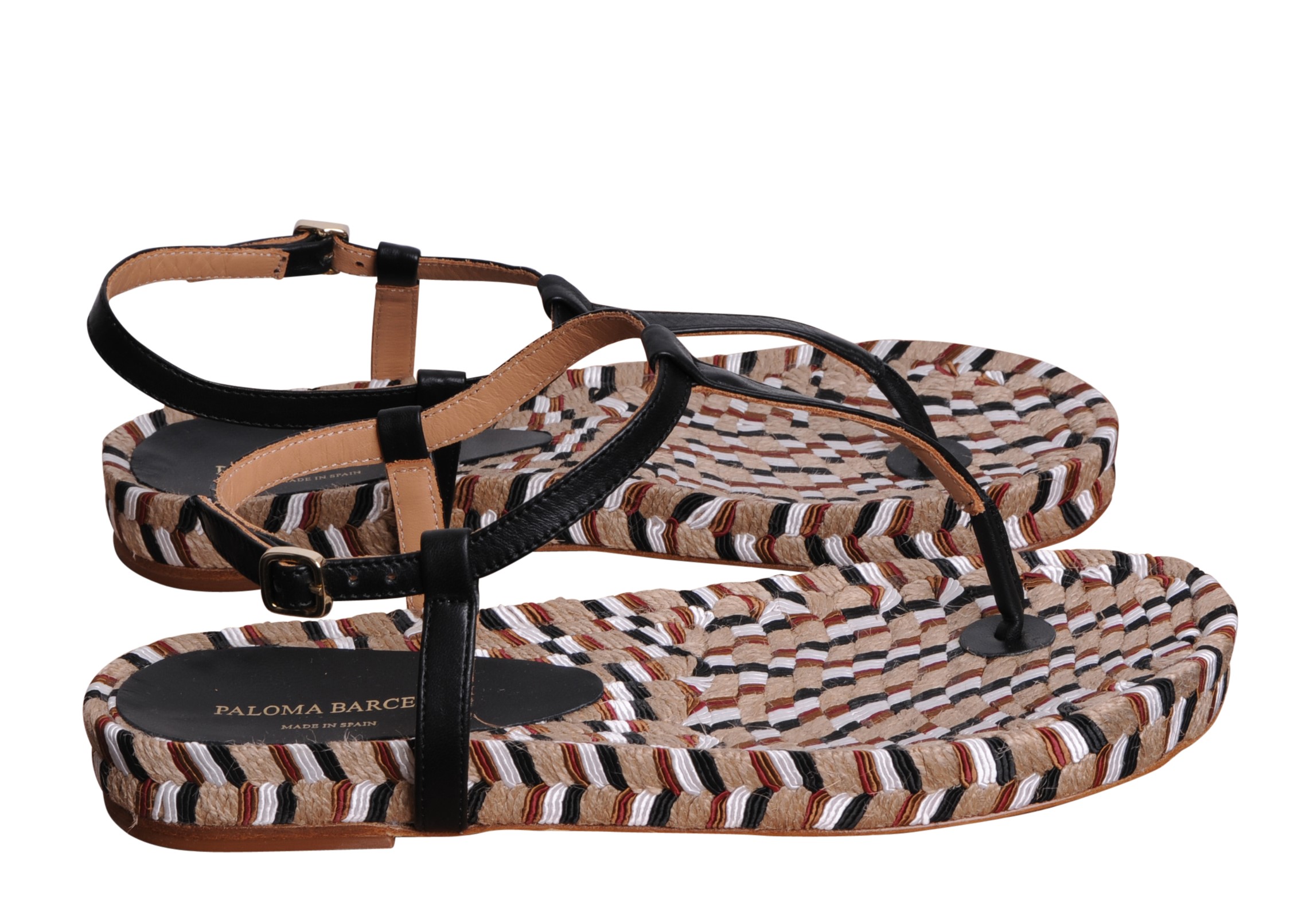 Paloma Barceló - Zehensandale schwarz