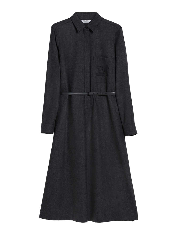 Max Mara - Wollkleid anthrazit