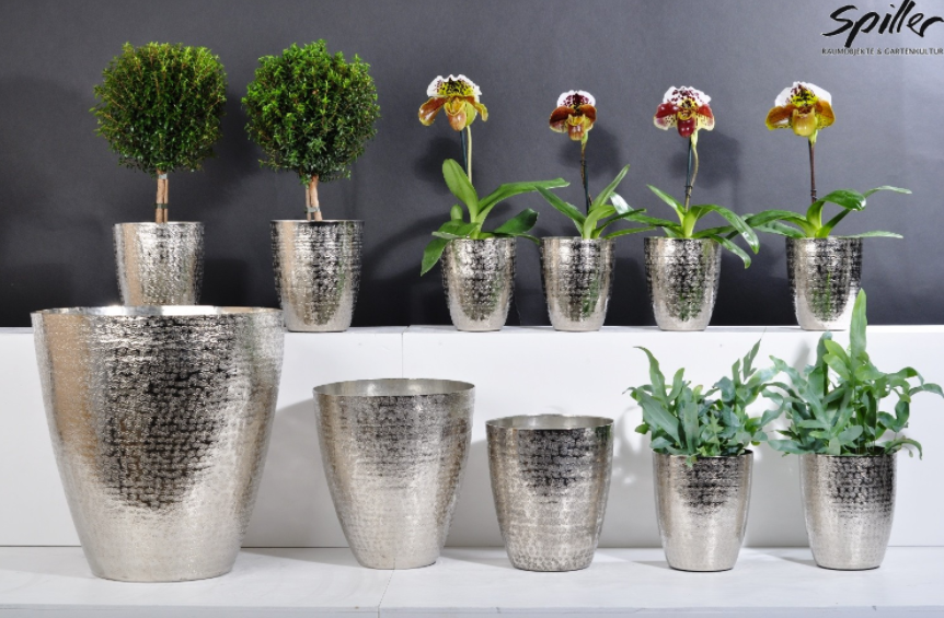 Designkübel Mirio argento 31cm